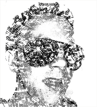 Portrait Text Effect